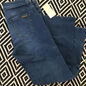 NWT Michael Kors jeans with slight flair Sz 2